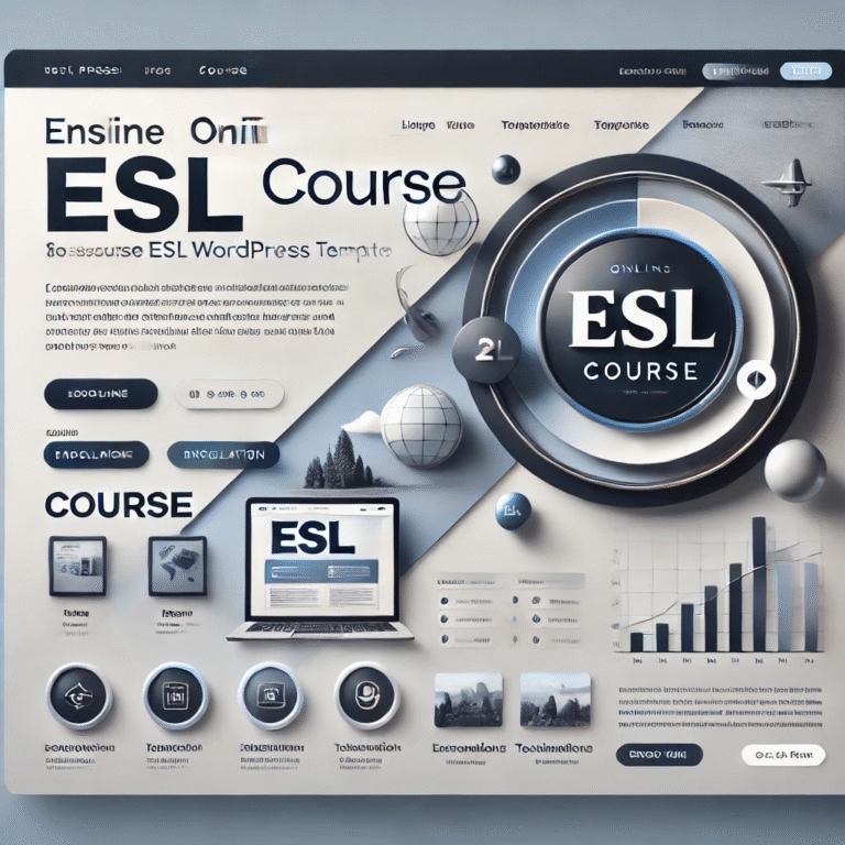 Pre-configured WordPress Templates for Online Course Creators